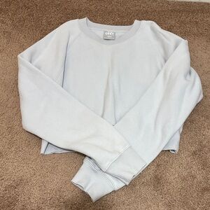 Aritzia Soft Gray Blue Crew Neck Sweater